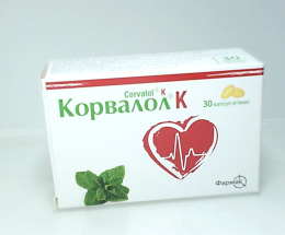 Корвалол Н капсулимякі №30