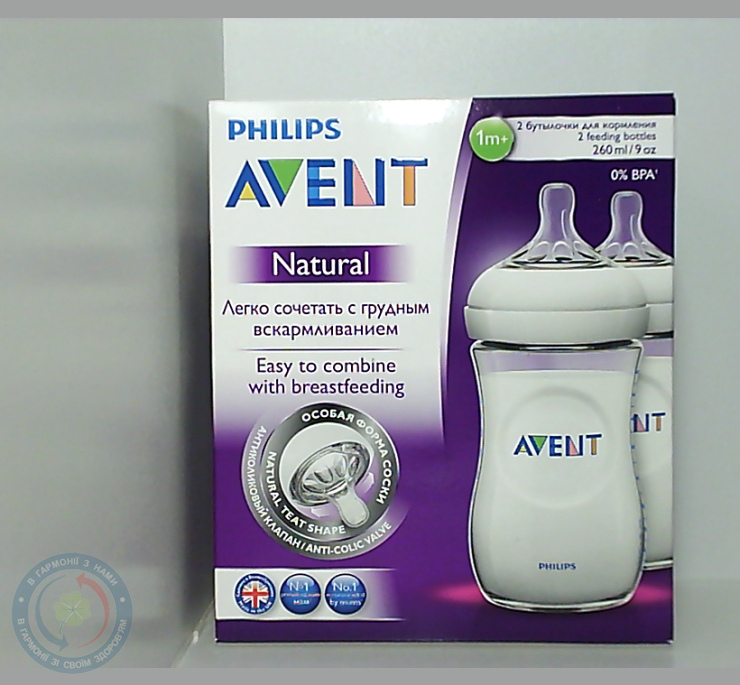 Avent Пляшечка для годування Natural 260 мл №2