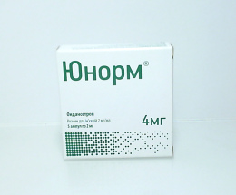 Юнорм розчин для інєкцій 2мг/мл ампули 2мл №5