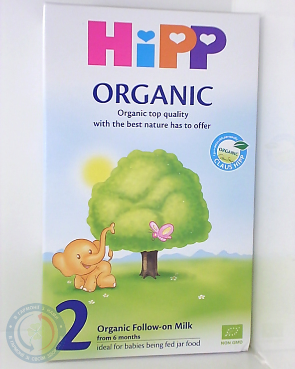 ХІПП Organic 2 под. (молочн. дит. суміш,) 300,0