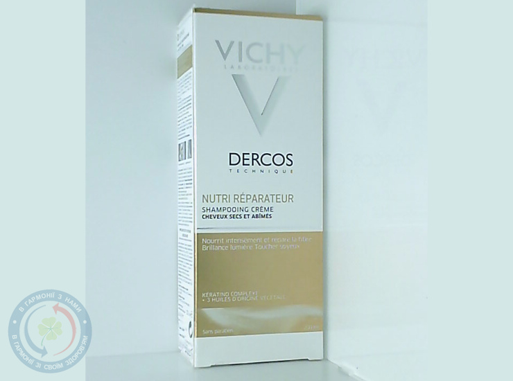 Vichy Деркос Шампунь жив-відн.д/сух вол 200мл