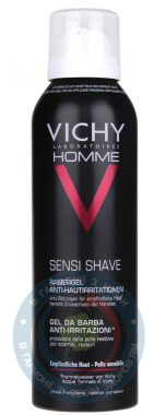 Vichy ОМ гель-крем  для гоління для чутл Vichy