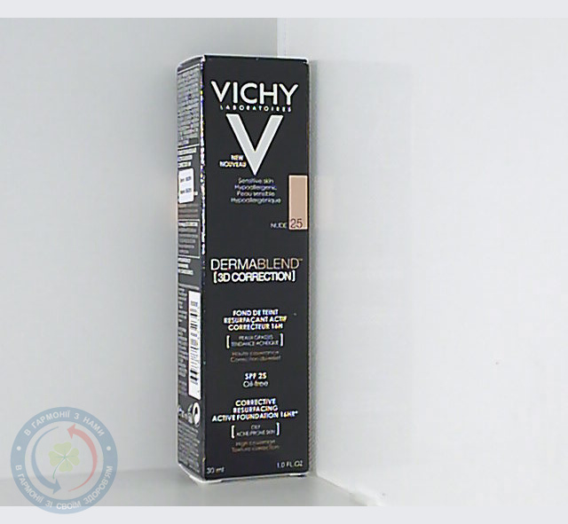 Vichy ДЕРМАБЛЕНД 3D ТОН 25 флюід 30 мл