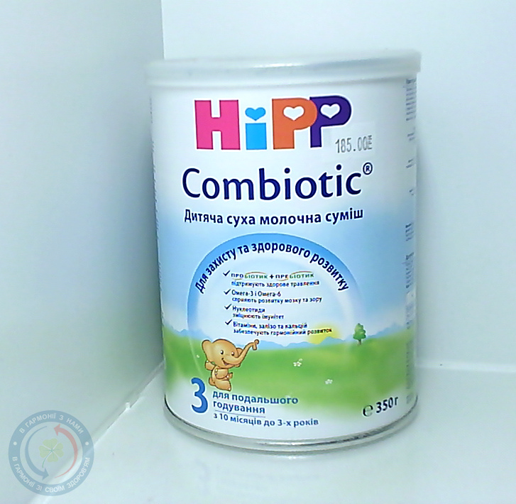 Дит.суміш ХіПП Combiotik 3 для подал. годув. 350 г