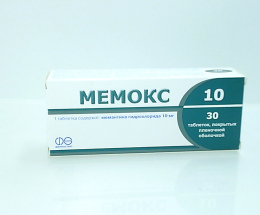 Мемокс 10 таблетки вкриті оболонкою 10мг №30