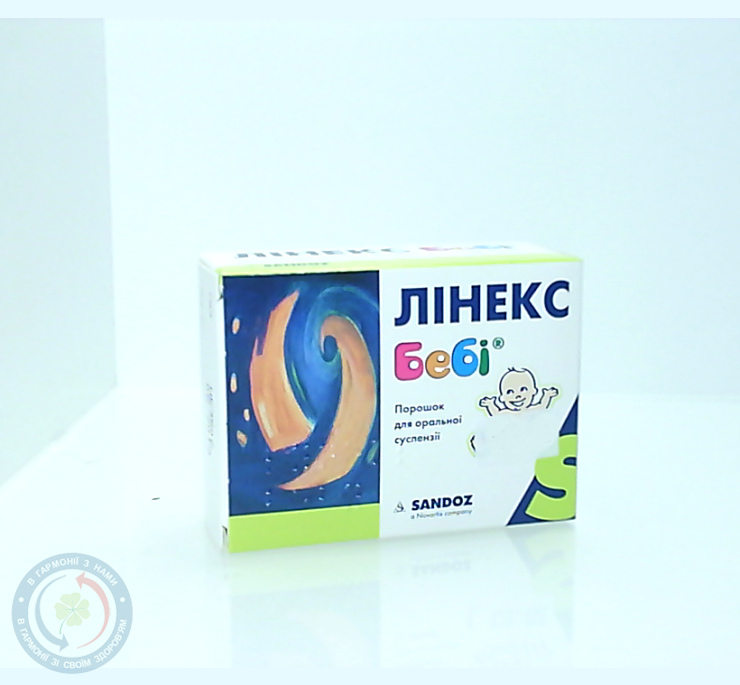 Лінекс Бебі пор . 1,5г для оральної суспензії №10