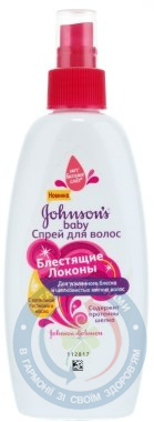 J&J Спрей-кондиціонер для волоссяос Блискучі локони 200,0 мл