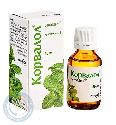 Корвалол краплі оральні 25мл