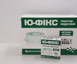 Ю-Фікс Пластир рулон нетк./ос.1.25х500