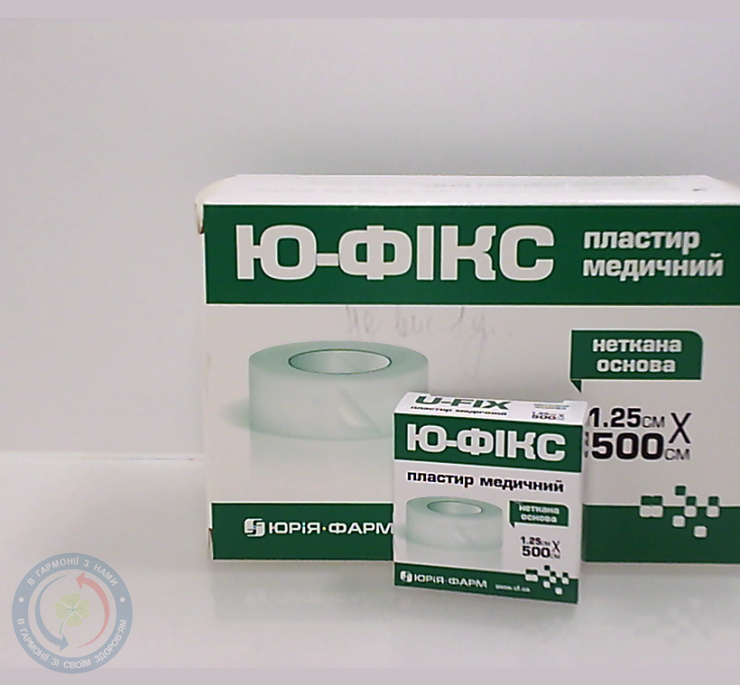 Ю-Фікс Пластир рулон нетк./ос.1.25х500