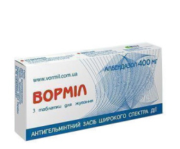 Ворміл таблеткижув. 0,4 №1