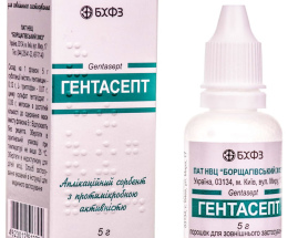 Гентасепт порц фл. .5г №1