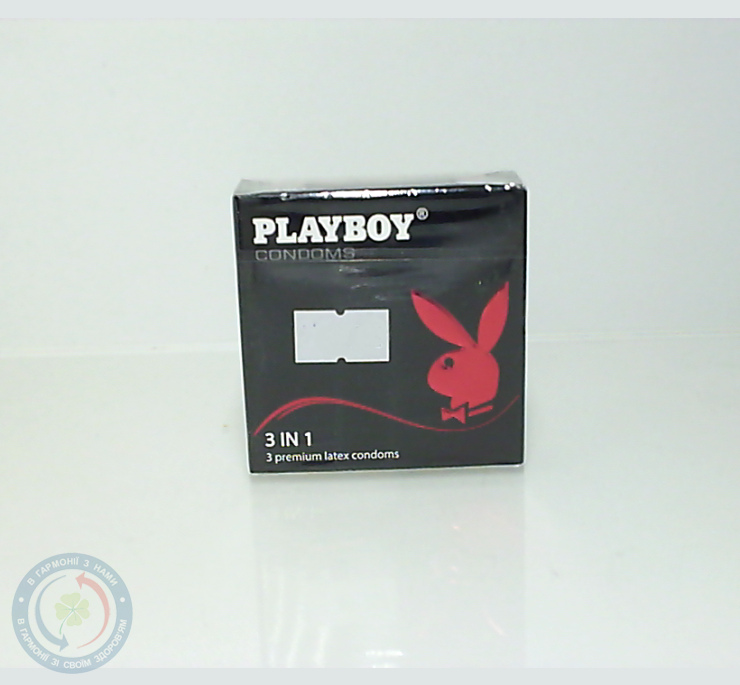 Презерв. PLAYBOY 3 in 1 №3