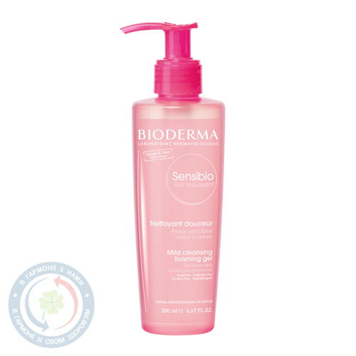 Bioderma Сансибіо очищуючий гель 200мл