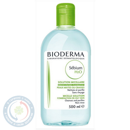 Bioderma Себіом Н2О Міцелярний лосьйон 500мл