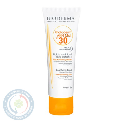 Bioderma Фотодерм AKN MAT емульсія 40мл