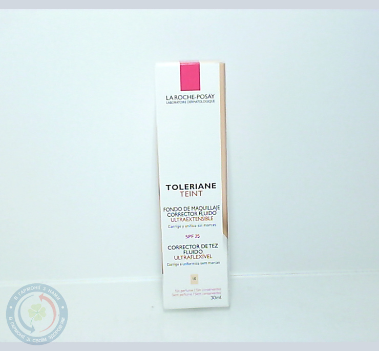 Толеран Тон Флюїд 10 Корегуючий тон.крем SPF25 30мл