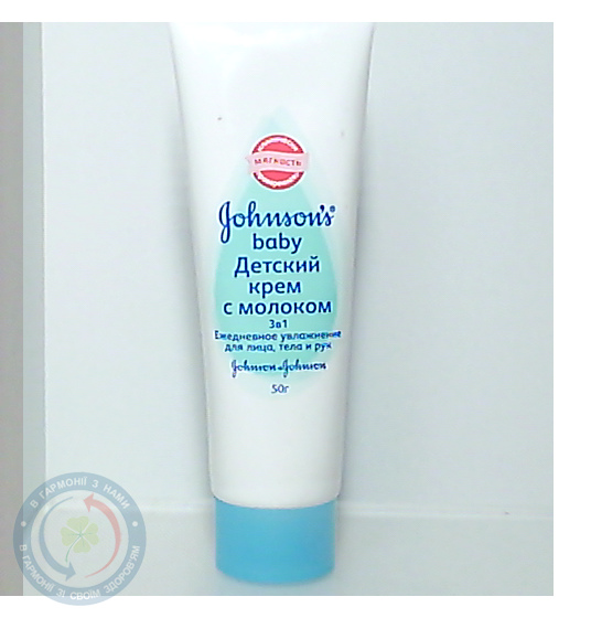 J&J крем дитячий молоко 50,0
