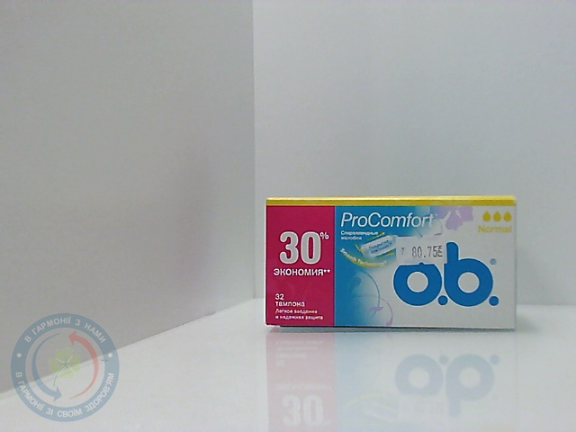 Тампони O.B. Pro comfort Normal №32