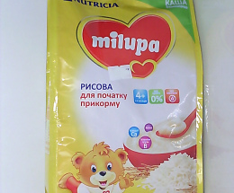Мілупа каша б/м Рисова 170г.
