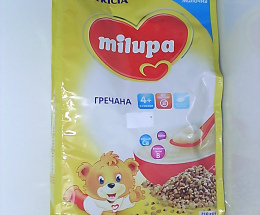 Мілупа каша молочн. Гречана 210г.