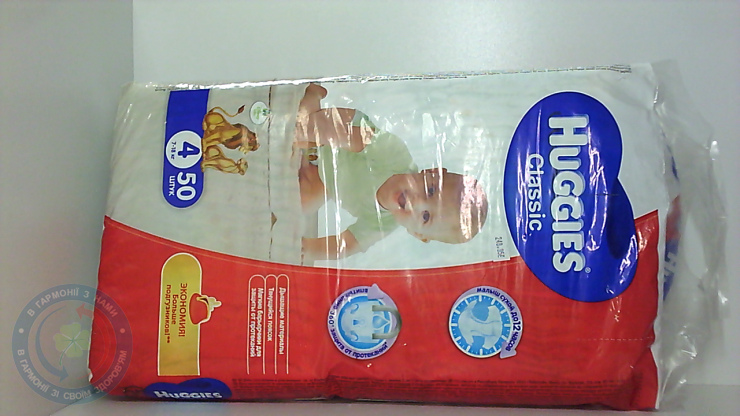 Підг. Huggies Classic 4 (7-18кг) №44