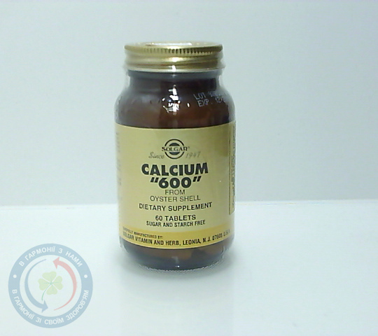 Кальцій 600 РАК УСТРИЦ таблетки №60