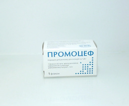 Промоцеф пор.для інєкцій. 1г №1