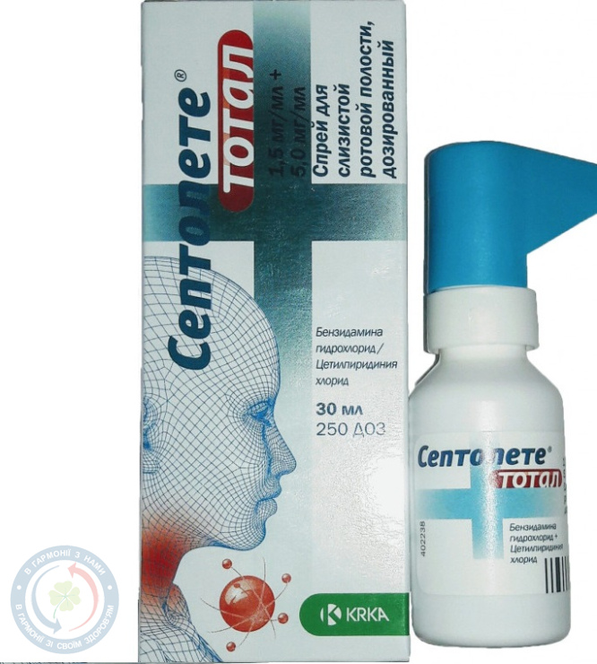 Септолете тотал спрей фл. 30,0 №1