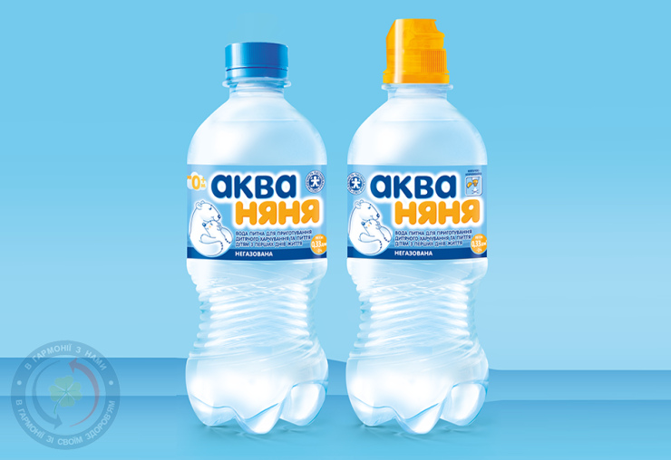 Мінеральна вода Аква-Няня Негазована 0,33л.
