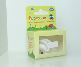 Курносики (7016) Пустушка силіконоваова з прикусом 0-6 міс.