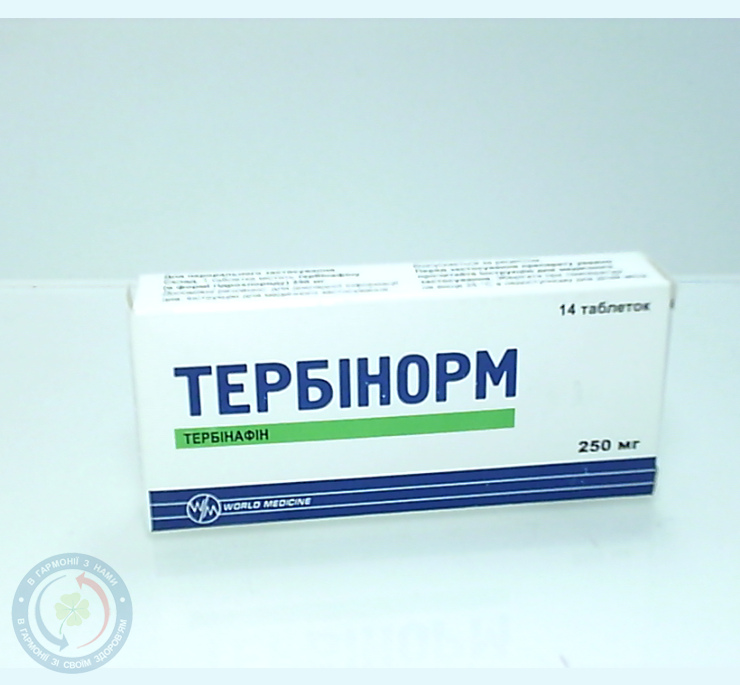 Тербінорм таблетки 0,25 №14