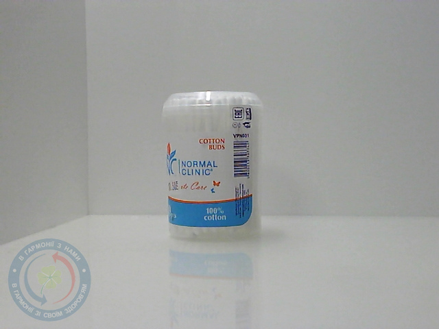 Ватні палички Cleanic Normal круг 100шт