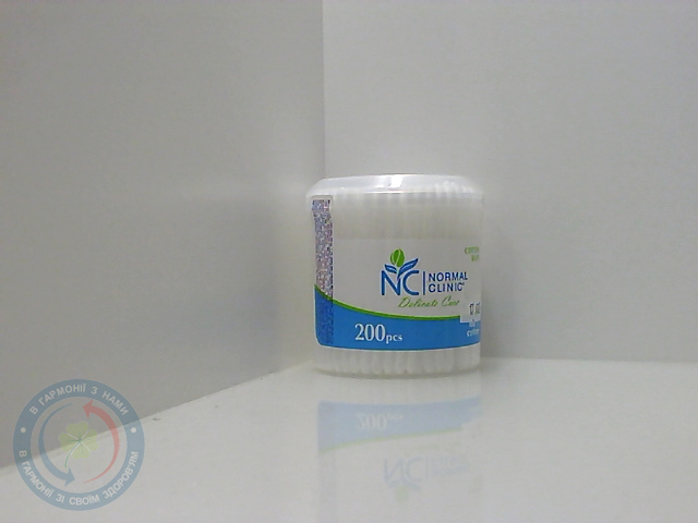 Ватні палички Cleanic Normal круг 200шт