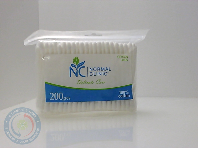 Ватні палички Cleanic Normal п/е 200шт