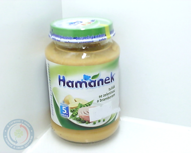 Hame Хаманек пюре тунець/овочи/картопля 190г