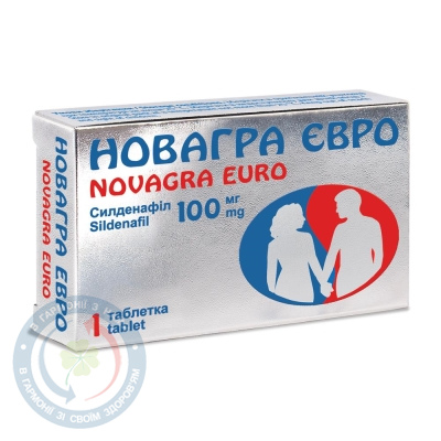 Новагра Євро таблеткивкриті оболонкою 100мг №1