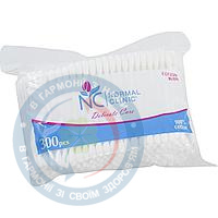 Ватні палички Cleanic Normal квадрат300шт