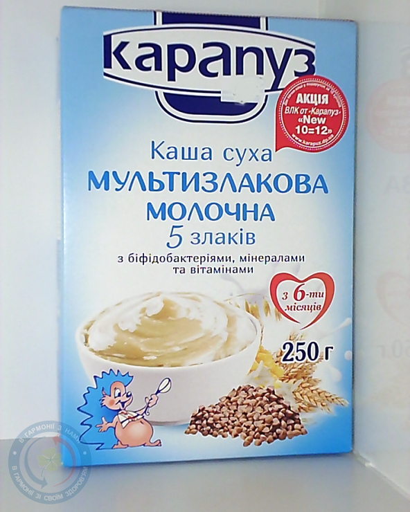 Карапуз каша б/м мультизлак. з мелісою
