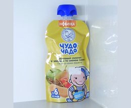 Пюре Чудо-Чадо Фрукт.салатик з печ.та зл. 90г.