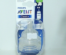 Avent SCF632/27 Соска на 2 отвори малий потік №2