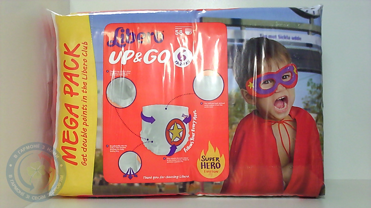 Підг. Libero Up&Go 6 xl (13-20кг) №58