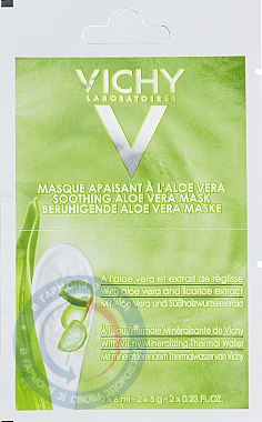 Vichy маска з алое д/сух. шкіри. 2 х 6 мл.