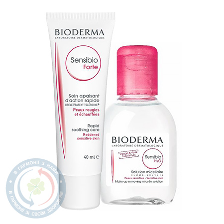 Bioderma Сансибіо Форте крем 40 мл+ Себіом Н2О  100мл
