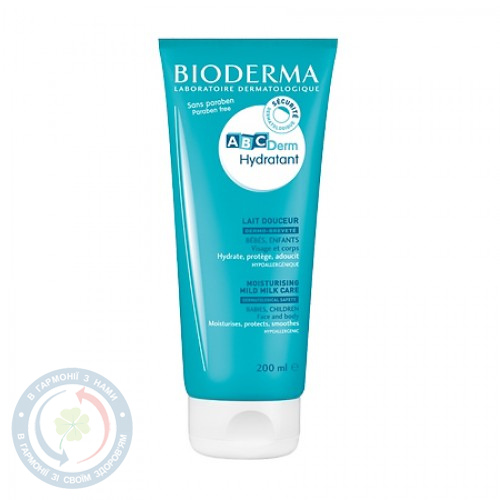 Bioderma ABCDerm Гідратан молочко 200мл