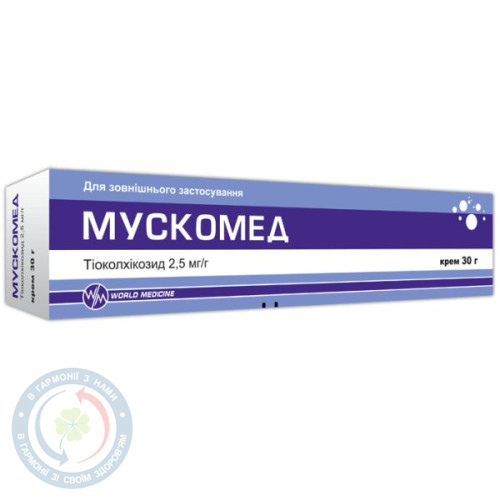 Мускомед крем 2,5 мг/г 30,0