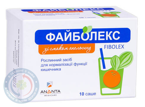 Файболекс зі смаком апельсину пор.5,8 г.,саше №10