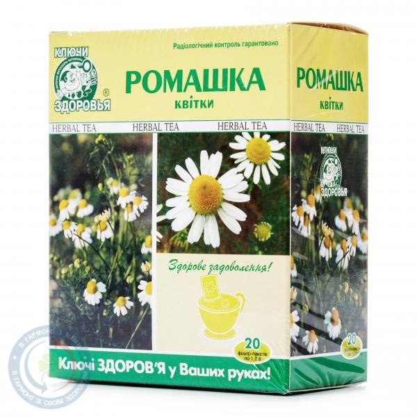 Квітки ромашки Ключі здоров'я