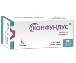 Конфундус таблеткивкриті оболонкою 25/250 №100