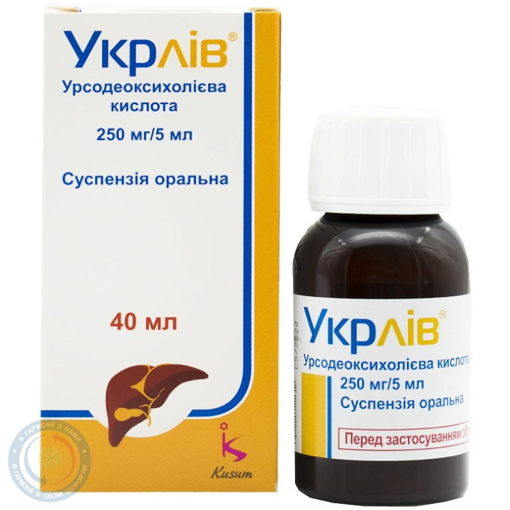 Укрлів суспензія оральна 250мг/5мл 40мл